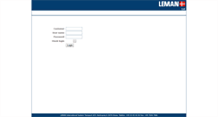 Desktop Screenshot of booking.leman.dk